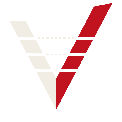 V logo